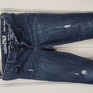 Gap Kids 1969 Super Skinny ripped jeans - size 8 regular